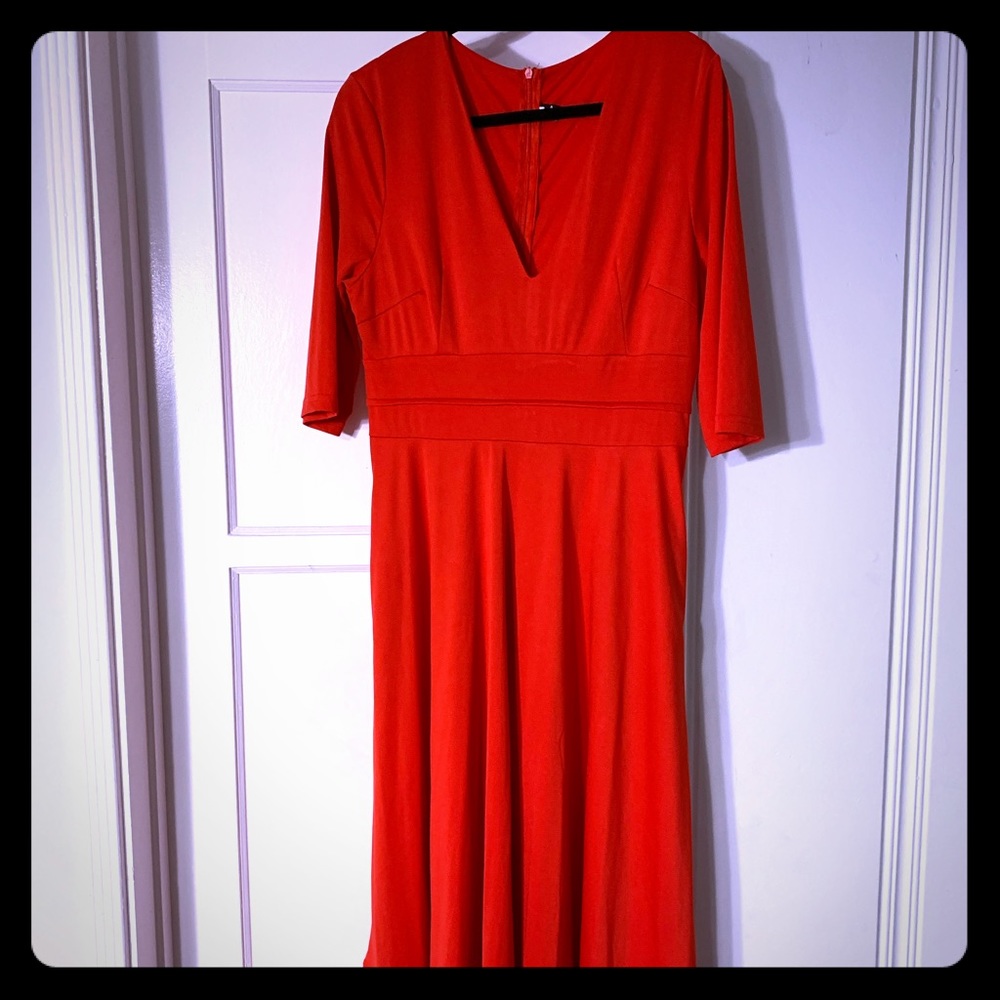 Vintage Swing Red Dress